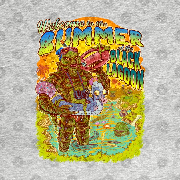 Summer of the Black lagoon by KKTEE